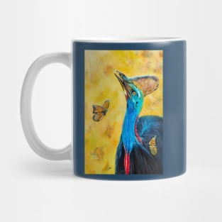 Cassowary and Monarch Butterflies Mug